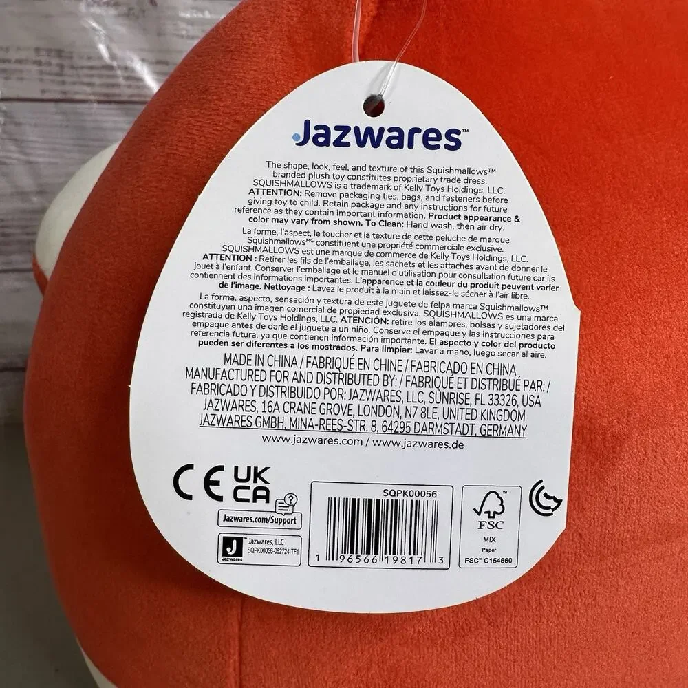 Pokémon Squishmallows Fuecoco Plush 10 inch Jazwares New with Tags